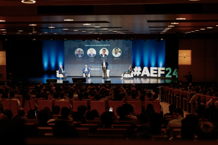 Una de les taules rodones en el marc de la segona edició de l'Andorra Economic Forum.